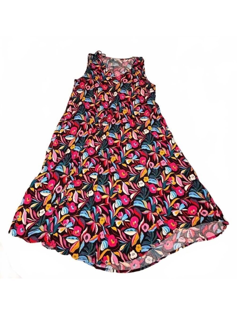 Pioneer Woman Large Floral Sleeveless Summer Dress